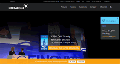 Desktop Screenshot of crealogix.com